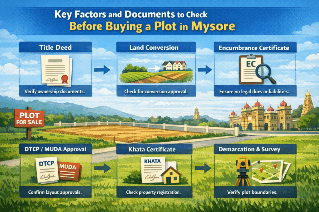 Documents to Check Before Buying a Plot in Mysore