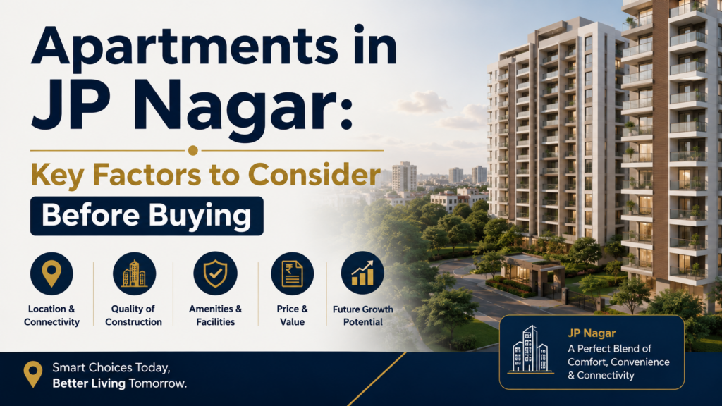 Apartments in JP Nagar